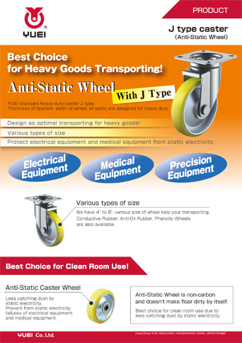 Anti-Static Caster J Type