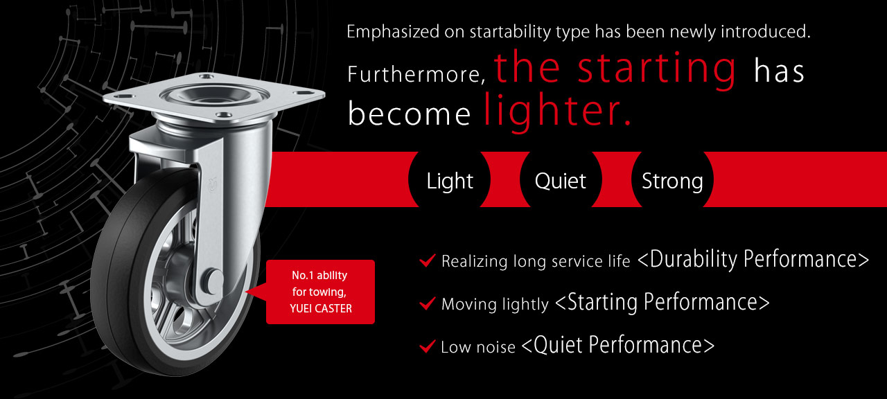 Emphasized on startability type has been newly introduced.Furthermore, the starting has become lighter.
