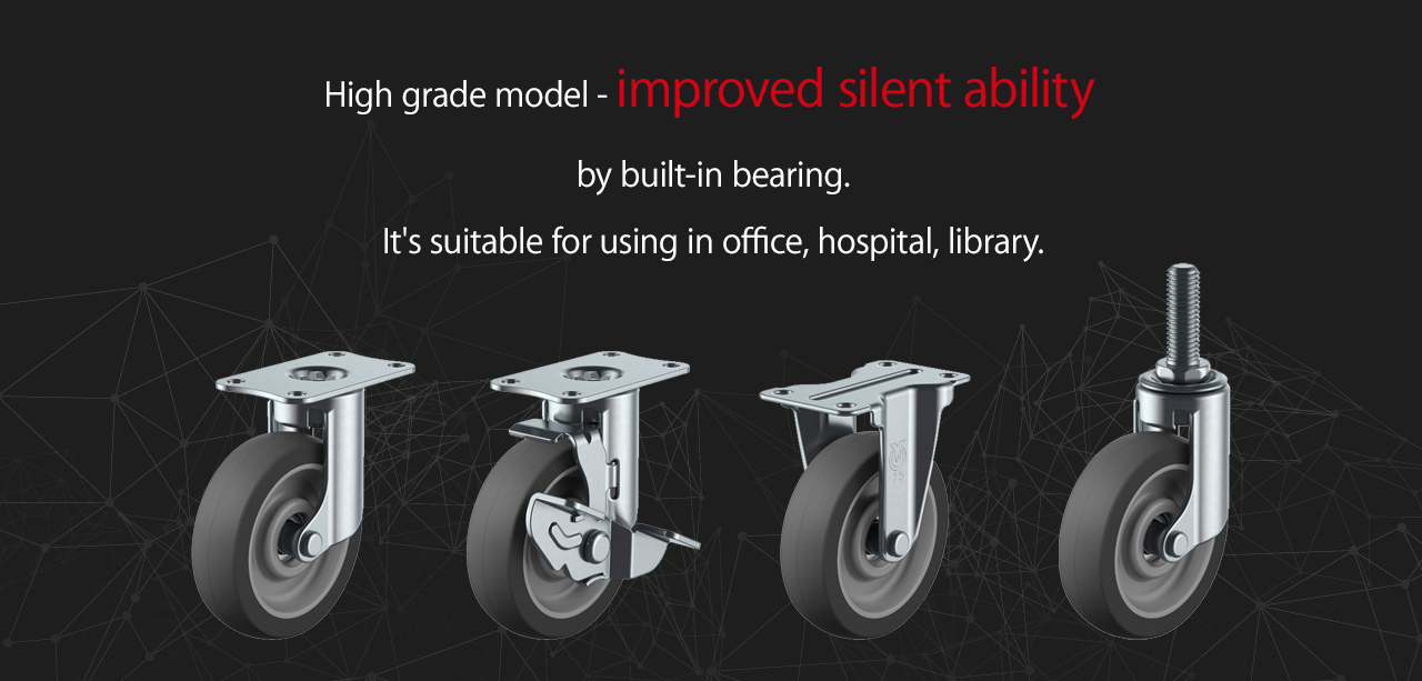 High grade model - improved silent ability by built-in bearing.It's suitable for using in office, hospital, library.