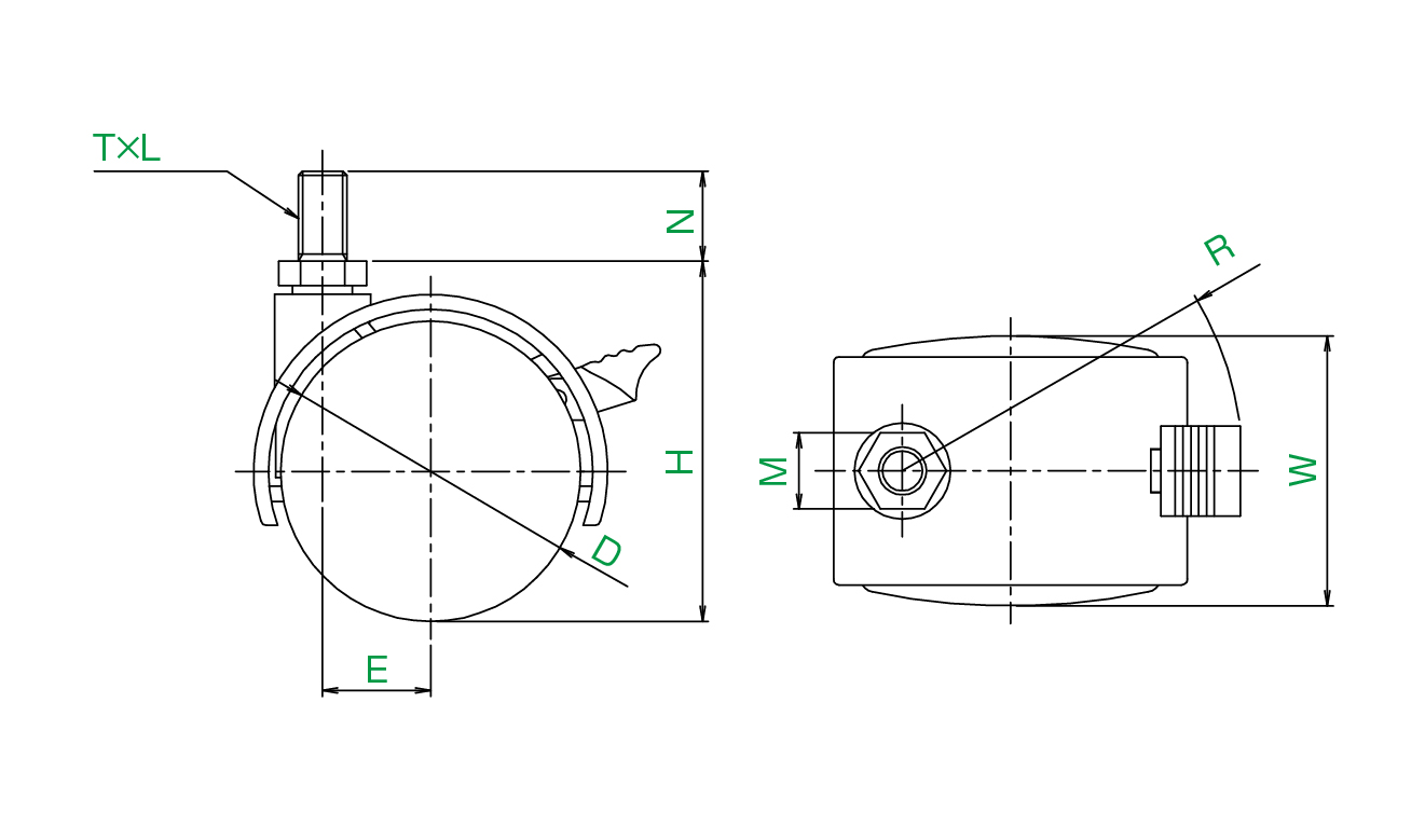 External dimensions