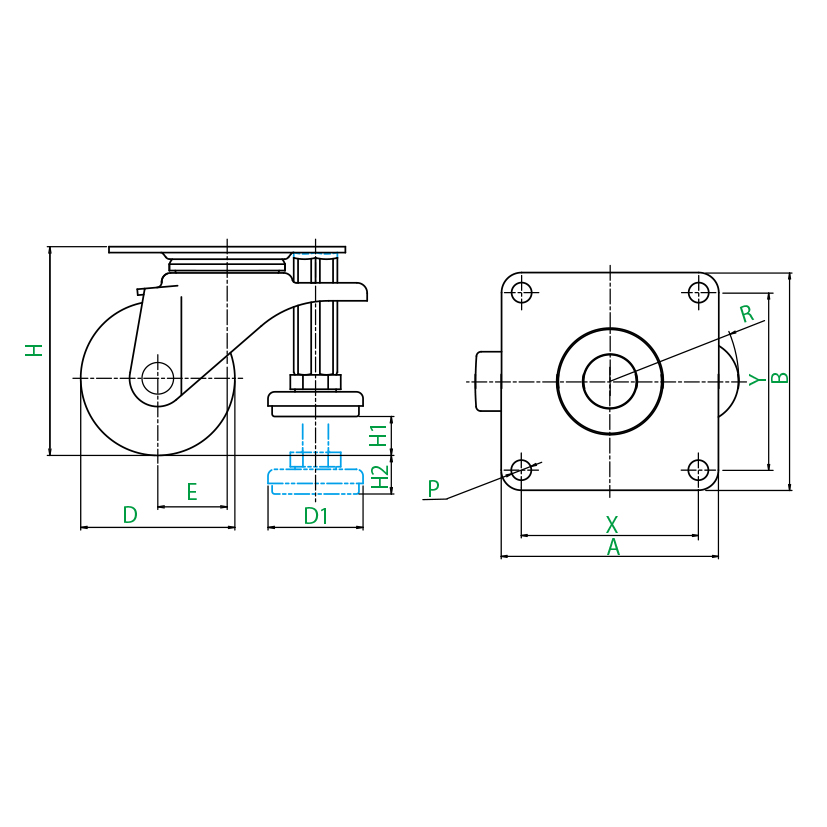 External dimensions